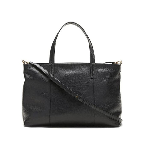 designer name brand leather split pocket inside large purses tote bag